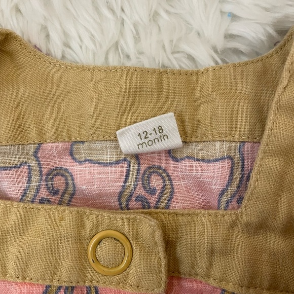 EGG Baby Monkey Print Dress with Hat - Picture 3 of 4